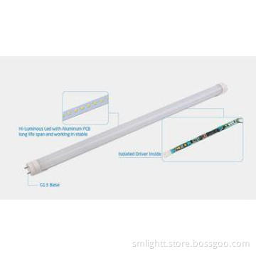 DLC 4ft 18 Watt T8 LED Tube light , SMD2835 5000K LED Tubes